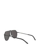 DOLCE & GABBANA Sonnenbrille DG2248, Farbe: 110687 - MATT SCHWARZ/ GRAU (Bild 1)
