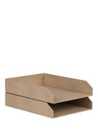 BIGSO BOX OF SWEDEN 2er-Set Dokumentenablage HAKAN, Farbe: HELLBRAUN (Bild 1)