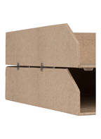 BIGSO BOX OF SWEDEN 2er-Set Dokumentenablage HAKAN, Farbe: HELLBRAUN (Bild 1)