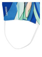 CAMBIO 2er-Set Mund- und Nasenmasken, Farbe: BLAU/ GRÜN (Bild 1)