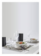 LINDDNA Place Mats SQUARE L made of leather , Color: LIGHT GRAY (Image 1)