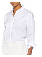 BRUNELLO CUCINELLI Oversized-Hemdbluse mit Schmucksteinen, Farbe: WEISS (Bild 1)