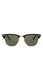 Ray-Ban Sonnenbrille RB3016 CLUBMASTER, Farbe: 901/58 - SCHWARZ/ GRÜN POLARISIERT (Bild 1)