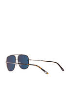 TOM FORD Sonnenbrille FT0693 BENTON, Farbe: 4240J1 - SILBER/ HAVANA/ GRÜN (Bild 1)