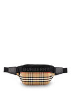 BURBERRY Gürteltasche SONNY, Farbe: SCHWARZ/ BEIGE/ ROT (Bild 1)