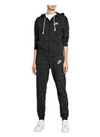 Nike Sweatjacke GYM VINTAGE, Farbe: SCHWARZ MELIERT (Bild 1)