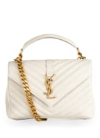SAINT LAURENT Handtasche COLLEGE MEDIUM, Farbe: CREME (Bild 1)