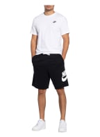 Nike Sweatshorts, Farbe: SCHWARZ/ WEISS (Bild 1)