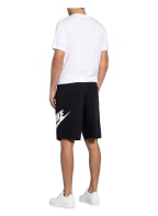 Nike Sweatshorts, Farbe: SCHWARZ/ WEISS (Bild 1)