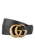 GUCCI Ledergürtel , Farbe: SCHWARZ (Bild 1)