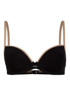 MARYAN MEHLHORN Bügel-Bikini-Top PURA, Farbe: SCHWARZ/ BEIGE (Bild 1)