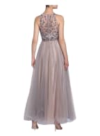 unique Abendkleid mit Pailletten- und Schmucksteinbesatz, Farbe: ROSÉ/ GRAU (Bild 1)