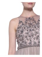 unique Abendkleid mit Pailletten- und Schmucksteinbesatz, Farbe: ROSÉ/ GRAU (Bild 1)
