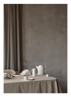 BROSTE COPENHAGEN Set of 4 egg cups SALT, Color: WHITE/ BLACK (Image 1)