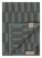 METTE DITMER Towel GEO, Color: DARK GREEN (Image 1)
