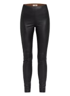 MOS MOSH Leather leggings LUCILLE, Color: BLACK (Image 1)