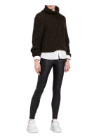 MOS MOSH Leather leggings LUCILLE, Color: BLACK (Image 1)