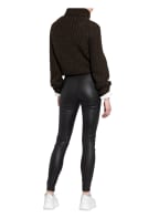 MOS MOSH Leather leggings LUCILLE, Color: BLACK (Image 1)