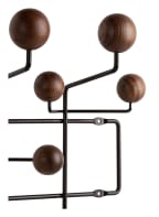 vitra Garderobe HANG IT ALL, Farbe: DUNKELBRAUN/ SCHWARZ (Bild 1)