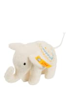 Steiff Elefant-Kuscheltier ELEFÄNTLE mit Rassel, Farbe: WEISS (Bild 1)