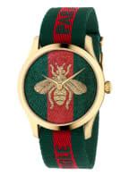 GUCCI Armbanduhr G-TIMELESS, Farbe: GRÜN/ ROT/ GOLD (Bild 1)