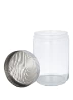 ALESSI Aufbewahrungsdose VENEER, Farbe: SILBER (Bild 1)