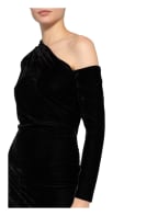 REISS One-Shoulder-Kleid BELLA aus Samt, Farbe: SCHWARZ (Bild 1)