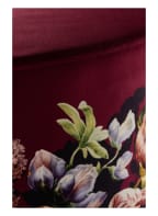 ESSENZA Samt-Pouf ANNECLAIRE, Farbe: DUNKELROT/ ROSÉ/ ORANGE (Bild 1)