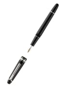 MONTBLANC Fountain pen MEISTERSTÜCK CLASSIQUE, Color: BLACK/ SILVER (Image 1)