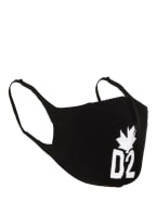 DSQUARED2 Mund- und Nasenmaske, Farbe: SCHWARZ/ WEISS (Bild 1)