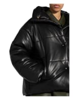Nanushka Steppjacke in Lederoptik , Farbe: SCHWARZ (Bild 1)