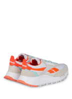 Reebok Plateau-Sneaker CLASSIC LEATHER LEGACY, Farbe: WEISS/ HELLBLAU/ ORANGE (Bild 1)