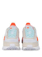 Reebok Plateau-Sneaker CLASSIC LEATHER LEGACY, Farbe: WEISS/ HELLBLAU/ ORANGE (Bild 1)