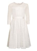 happy girls Kleid mit 3/4-Arm und Lochspitze , Farbe: WEISS (Bild 1)