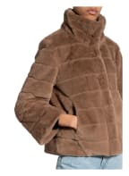 monari Kunstpelz-Jacke, Farbe: BEIGE (Bild 1)