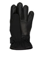 MONCLER enfant Skihandschuhe mit Lederbesatz, Farbe: SCHWARZ (Bild 1)