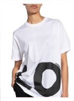 BURBERRY Oversized-Shirt, Farbe: WEISS/ SCHWARZ (Bild 1)