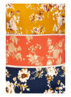 watercult Swimsuit PATCHWORK FLORALS, Color: DARK YELLOW/ DARK ORANGE/ DARK BLUE (Image 1)
