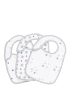 aden + anais 3er-Pack Lätzchen CLASSIC, Farbe: WEISS/ GRAU (Bild 1)