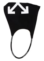 Off-White Mund- und Nasenmaske, Farbe: SCHWARZ/ WEISS (Bild 1)