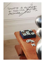 PRINTWORKS Game TIC TAC TOE, Color: DARK BLUE/ LIGHT GRAY (Image 1)