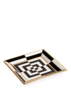 JONATHAN ADLER Bowl OP ART, Color: BLACK/ WHITE/ GOLD (Image 1)