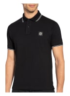 STONE ISLAND Piqué-Poloshirt Slim Fit , Farbe: SCHWARZ (Bild 1)