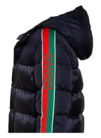 GUCCI Daunenjacke mit Galonstreifen , Farbe: DUNKELBLAU (Bild 1)