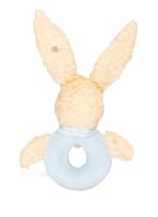 Steiff Greifring HOPPEL HASE mit Rassel, Farbe: HELLBLAU/ BEIGE/ WEISS (Bild 1)