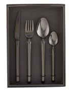 BROSTE COPENHAGEN 4-tlg. Besteck-Set SLETTEN, Farbe: SCHWARZ (Bild 1)