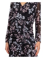 STEFFEN SCHRAUT Kleid in Wickeloptik, Farbe: SCHWARZ/ ROSÉ (Bild 1)