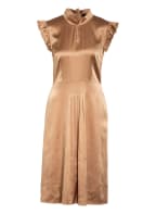 STEFFEN SCHRAUT Kleid mit Rüschenbesatz, Farbe: CAMEL (Bild 1)