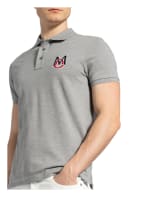 MONCLER Piqué-Poloshirt, Farbe: GRAU (Bild 1)