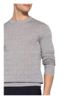 STROKESMAN'S Pullover mit Leinen , Farbe: GRAU (Bild 1)